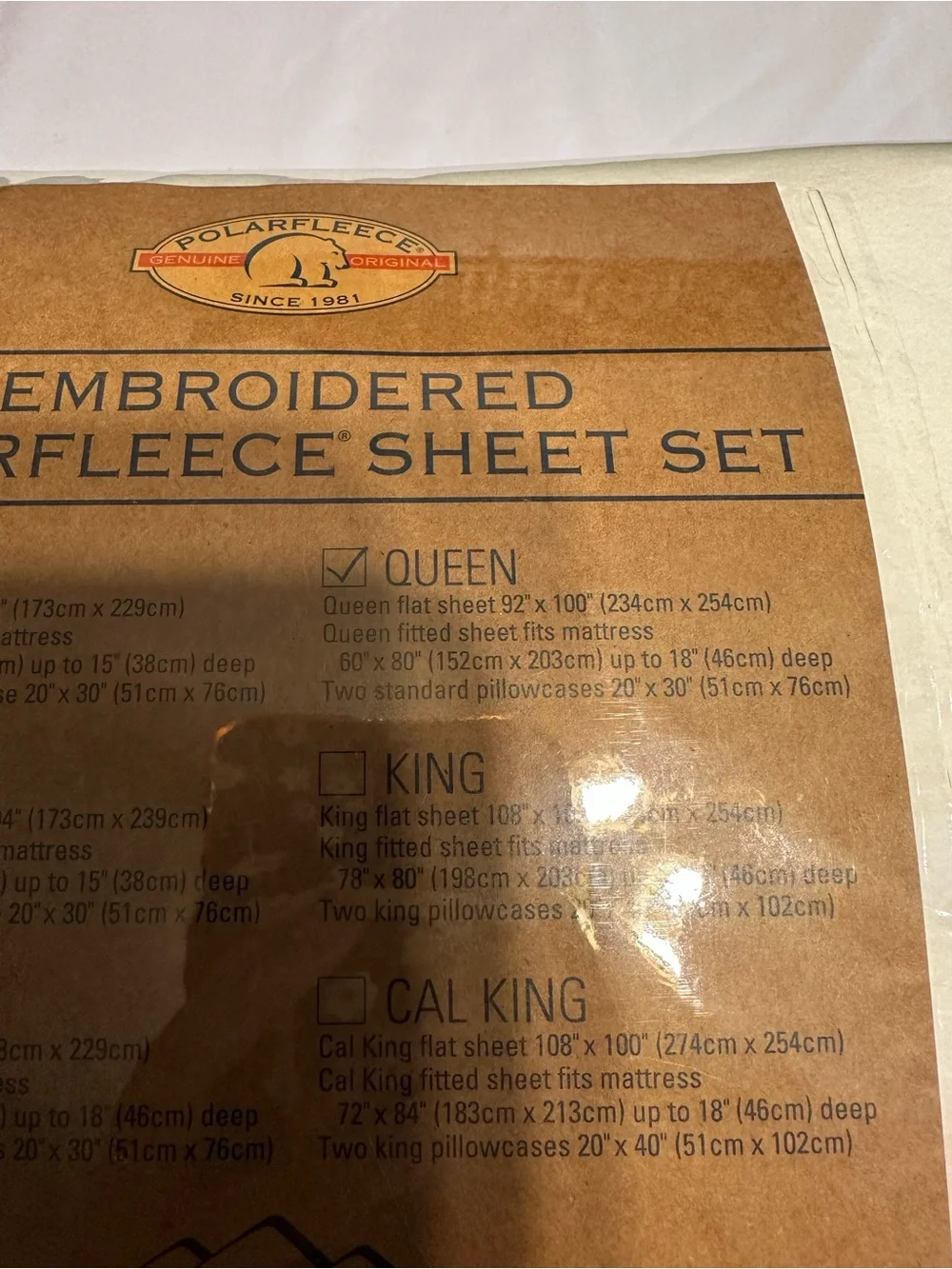 Berkshire Embroidered Polarfleece Sheet Set in White with Red Cardinal